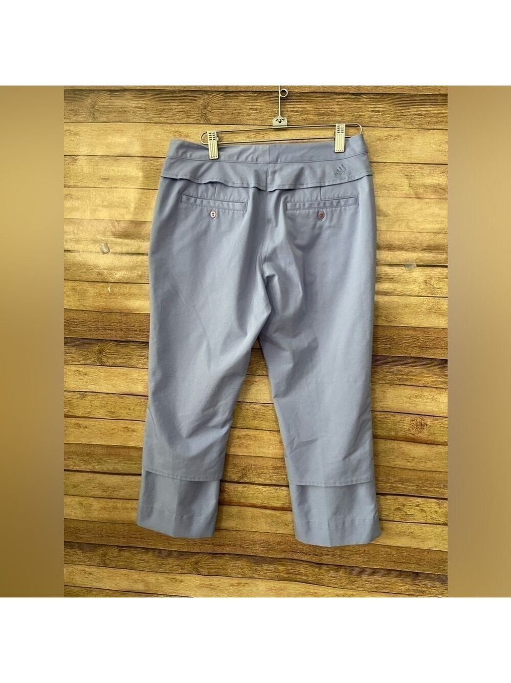 Adidas Women’s Golf Stretch Athletic Cropped Pants Blue Size 4